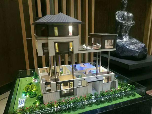 建筑模型设计与制作 建筑模型别墅​
